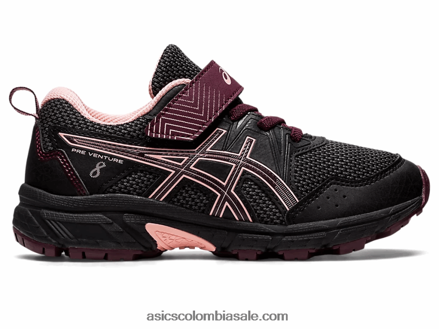 niños Asics pre-venture 8 preescolar marte negro/profundo 20X82N4379