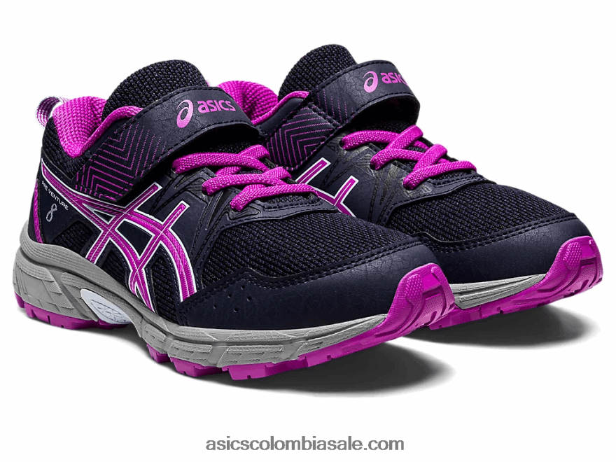 niños Asics pre-venture 8 preescolar medianoche/orquídea 20X82N4375