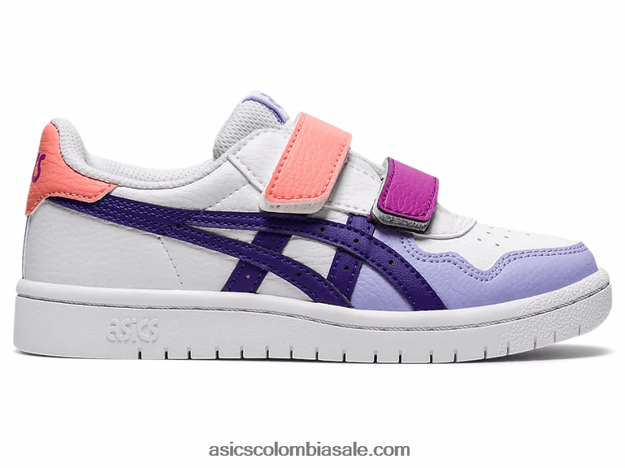 niños Asics preescolar de japon blanco/morado noble 20X82N4544