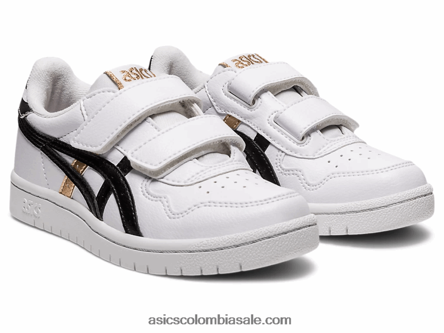 niños Asics preescolar de japon blanco negro 20X82N4543