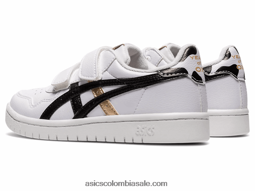 niños Asics preescolar de japon blanco negro 20X82N4543