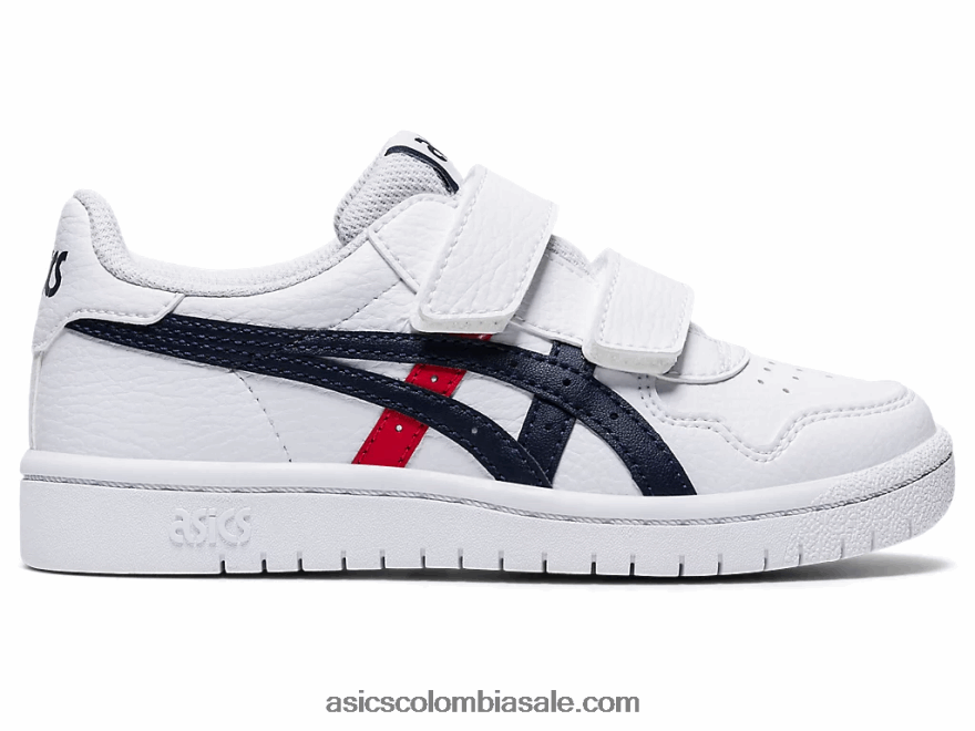 niños Asics preescolar de japon blanco/rojo clásico 20X82N4559
