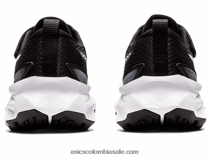 niños Asics preescolar novablast 2 blanco negro 20X82N4417