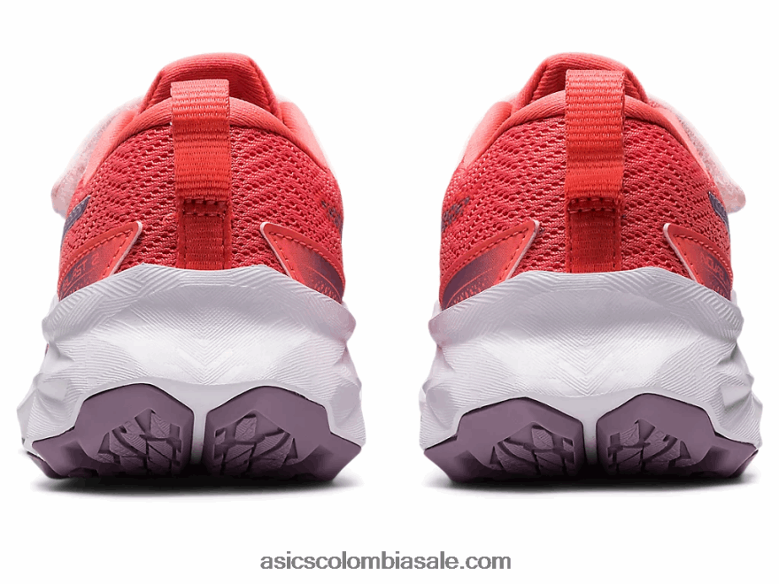 niños Asics preescolar novablast 2 papaya/violeta crepuscular 20X82N4290