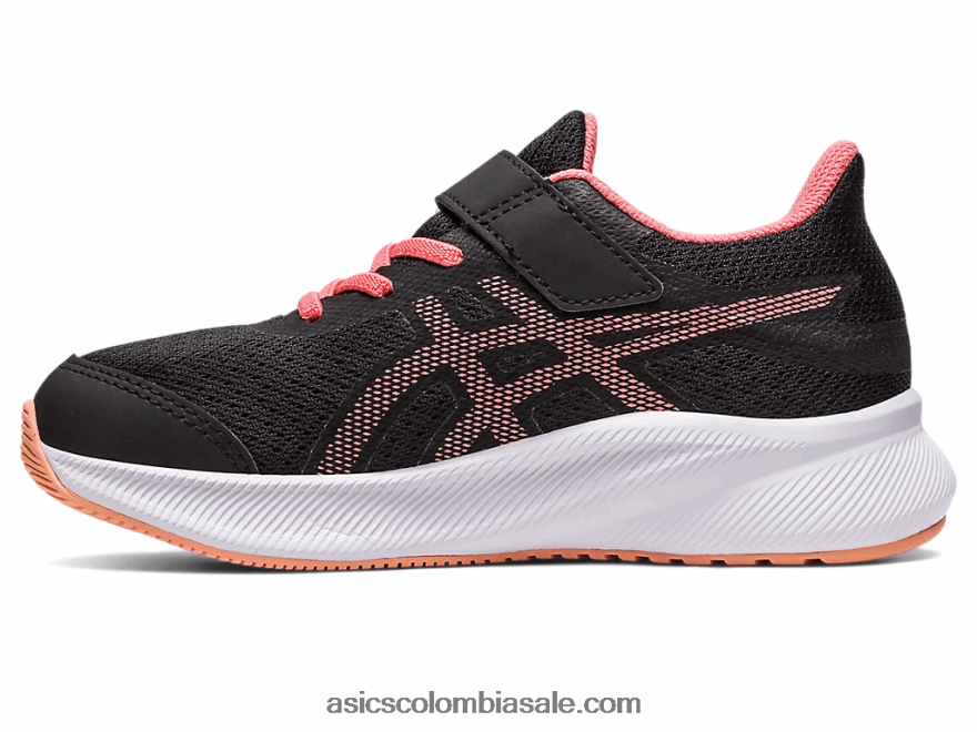 niños Asics preescolar patriota 13 negro/papaya 20X82N4305