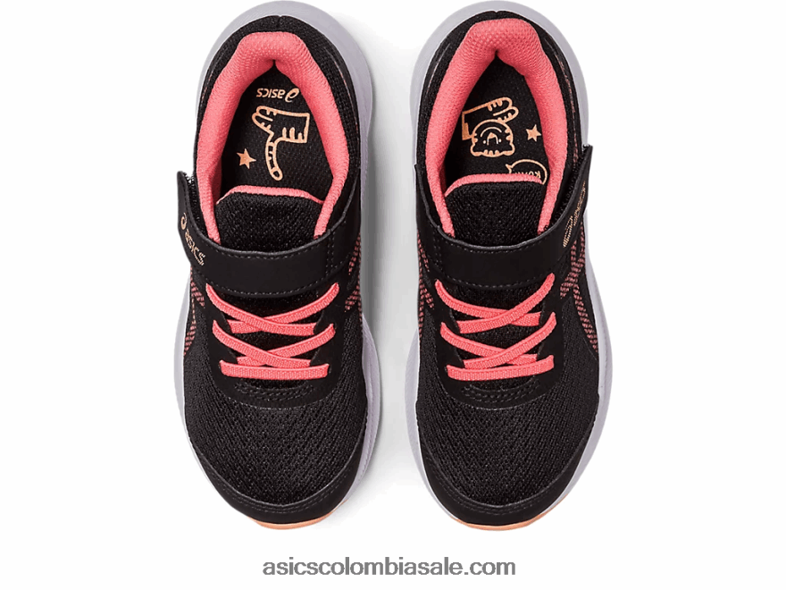 niños Asics preescolar patriota 13 negro/papaya 20X82N4305