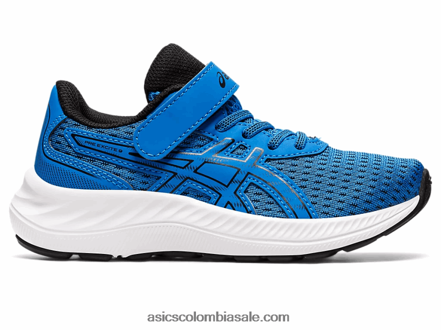 niños Asics preexcite 9 preescolar azul eléctrico/negro 20X82N4339