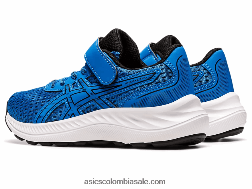 niños Asics preexcite 9 preescolar azul eléctrico/negro 20X82N4339