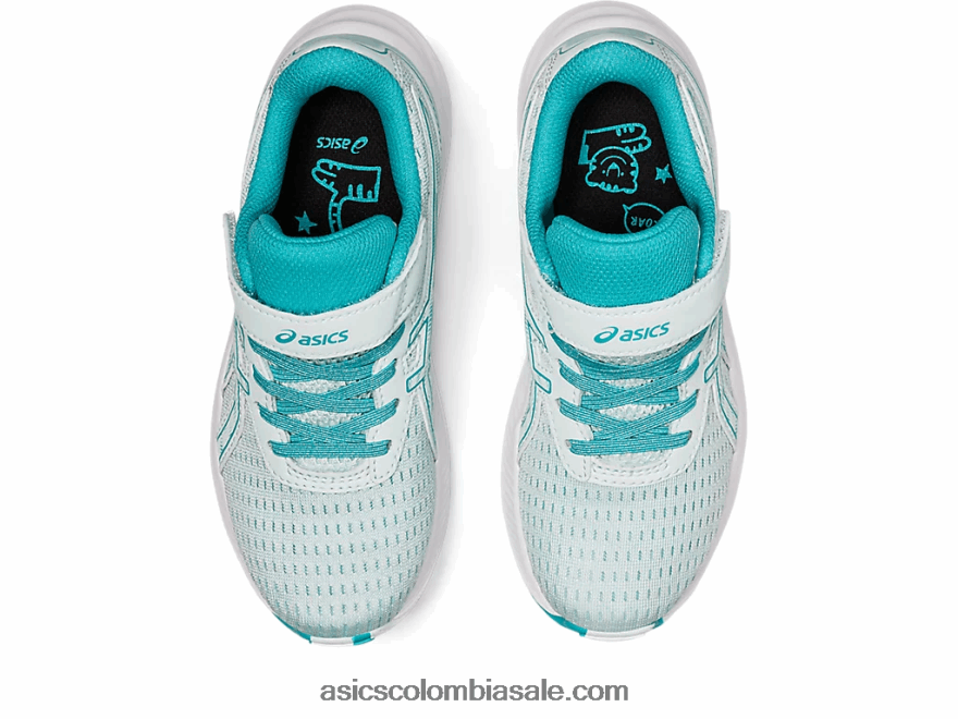 niños Asics preexcite 9 preescolar calmante mar/vidrio de mar 20X82N4419