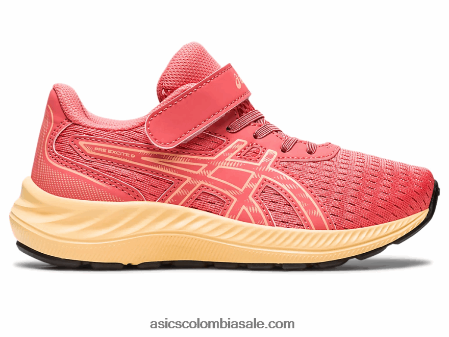 niños Asics preexcite 9 preescolar duna de papaya/verano 20X82N4284
