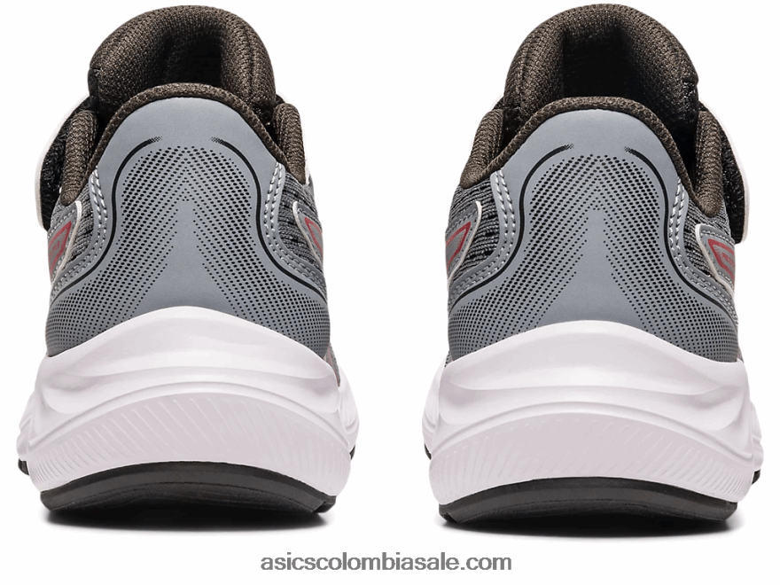 niños Asics preexcite 9 preescolar yeso/rojo eléctrico 20X82N4298