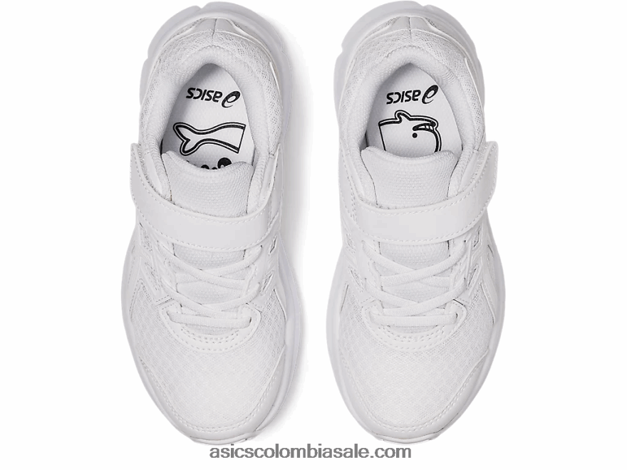 niños Asics sacudida 3 preescolar blanco 20X82N4522