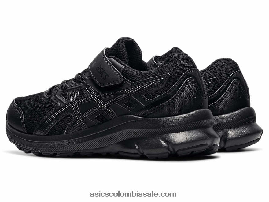 niños Asics sacudida 3 preescolar negro 20X82N4524